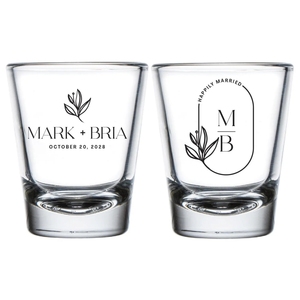 Vasos de Chupito Personalizados para Boda de 2oz con Logotipo, Recuerdo de Boda en Cristal Personalizado al por Mayor - Product Image 2
