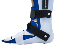 Orthèse de cheville et de pied AFO statique pour la rééducation des blessures de chute du pied et des fractures de la cheville, support orthopédique respirant