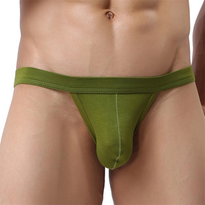 Slip da Uomo in Modal Lavorato a Maglia 2022, Sexy, Comodo, Traspirante, Antibatterico, con Tasca a U, Elegante e Trasparente, Modello Bikini - Product Image 3