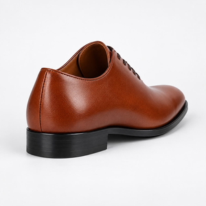 Chaussures en cuir véritable à bout unique, chaussures habillées classiques, fabriquées à la main, pour le bureau, vente en gros, fabricant OEM ODM, fournisseur - Product Image 3