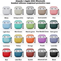 Housse de protection en silicone de haute qualité de 2.0mm pour Airpods 4 étui de protection coloré pour écouteurs pour Airpods Pro 2