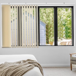 Persianas verticales de barra de <span class=keywords><strong>dobladillo</strong></span> ponderada opaca de estilo de moda de alta calidad 50% para sala de estar - Product Image 5