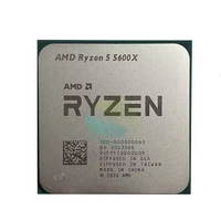 R5 5600X 3.7 GHz Six cœurs douze fils 65W processeur CPU L3 = 32M 100-000000065 Socket AM4 pas de ventilateur refroidisseur