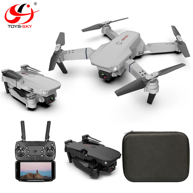 Mini E88 Pro Drone Remote Control Helicopter Toy 4K HD Camera Dron Con Camara WiFi Fpv Height Hold Rc Quadcopter for Sale