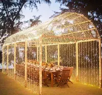 في الهواء الطلق 10M 20M 30M 50M 100M أضواء سلسلة جنية LED عيد الميلاد حفل زفاف عطلة الديكور الطوق ضوء