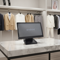 Terminal de point de vente Android 15,6 pouces avec écran tactile et caisse enregistreuse sur pied