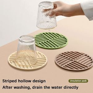 Hot Sale Multipurpose Silicone Coasters Place Drying Mat Heat Resistant Pot Trivet <b>Table</b> Pad Non-Slip Dining - Product Image 4