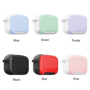 Espejo plegable portátil armadura dura funda para auriculares a prueba de golpes para Apple <span class=keywords><strong>Airpods</strong></span> 1/2/3/4 <span class=keywords><strong>Pro</strong></span> funda protectora de plástico con gancho - Product Image 2