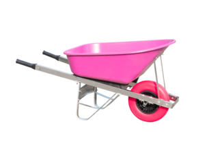 Carretilla Agrícola de 200L con Ruedas Dobles para Jardín y Equitación - Product Image 6