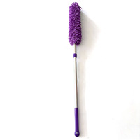 Nouvelle tête de plumeau rétractable en chenille durable, manche en plastique 63-98 cm, dépoussiéreur électrostatique pour plafond, lit, canapé