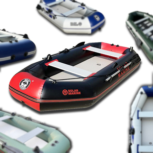 Bateau pneumatique gonflable Solar Marine 260 cm pour 3 personnes, kayak en PVC, bateau à rames, yacht rapide, stable pour la pêche, les vacances, les rendez-vous galants et les fêtes - Product Image 4