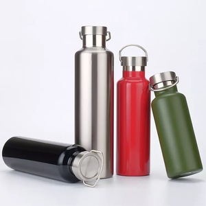 Bouteille isotherme sous vide 12/18/25/32 oz, pour boissons, sport, gym, randonnée, <span class=keywords><strong>vélo</strong></span>, <span class=keywords><strong>en</strong></span> acier inoxydable avec revêtement poudré, avec couvercles <span class=keywords><strong>en</strong></span> <span class=keywords><strong>bambou</strong></span> - Product Image 5