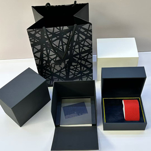 Coffret de luxe pour montre à un seul compartiment, marque Orange, emballage complet avec sac cadeau, carte et certificat, boîte en bois avec logo personnalisé - Product Image 3