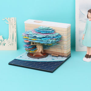 Bloc-notes pour arbre coloré, articles cadeaux en livraison directe, offre spéciale, nouvelles saisons 3D - Product Image 4