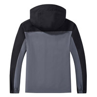 Veste Softshell Homme Hiver Imperméable Respirante à Capuche Col Montant Logo Avant Haute Qualité Prix de Gros Sur Mesure
