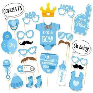 LEMON Baby Shower Photo Booth Props Its a Boy or Girl Party Favors Gender Reveal Idea Baby shower Decoration Party Supplies