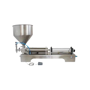 Machine de remplissage semi-automatique 10-100 ml pour pâtes, sauces fromagères et ketchup, pour l'emballage horizontal de boissons en sachets - Product Image 5