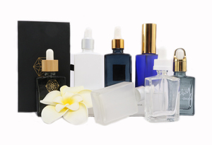 Trong Kho 15Ml 30Ml Hình Vuông Màu Đen Thủy Tinh Hình Chữ Nhật Tinh Dầu Tre Nhỏ Giọt Chai Với Hộp Đóng Gói - Product Image 6