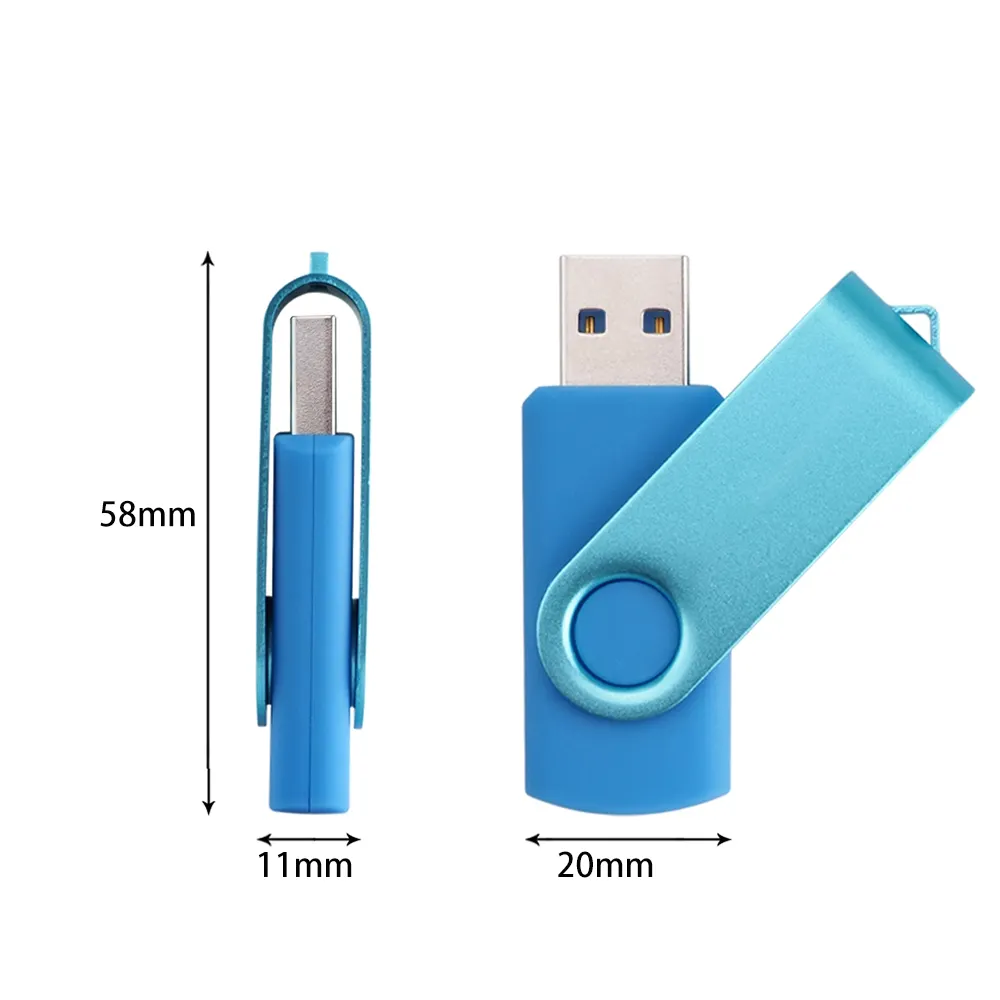 Mini Usb Stick 3.0 2.0 Metal Pendrive Storage Thumb Drive Usbsticks Pen drive 32GB 16GB 64GB 2.0 key 3.0 Cle Usb Memory