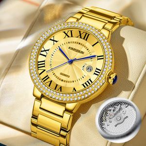 Reloj de pulsera con incrustaciones de diamantes, reloj de cuarzo resistente al agua, reloj para hombre - Product Image 6