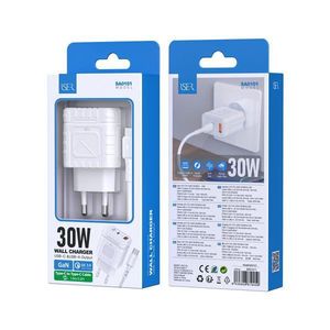 A+C Wall <b>Charger</b> 30W <b>USB</b> C to C <b>Cable</b> Fast Charging for Phones Tablets - Product Image 1