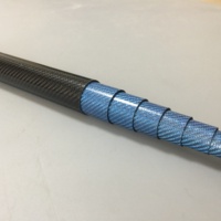 Mât d'antenne télescopique en carbone ASEK / Lances télescopiques / Tiges télescopiques en fibre de carbone