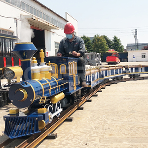 Train à pédales pour enfants, train mécanique sur rail, train pour enfants, parc d'attractions - Product Image 6
