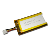 Batterie Lipo rechargeable HWE/OEM 1000 cycles de vie, modèle personnalisé HWE683566 3.7V 2000mAh