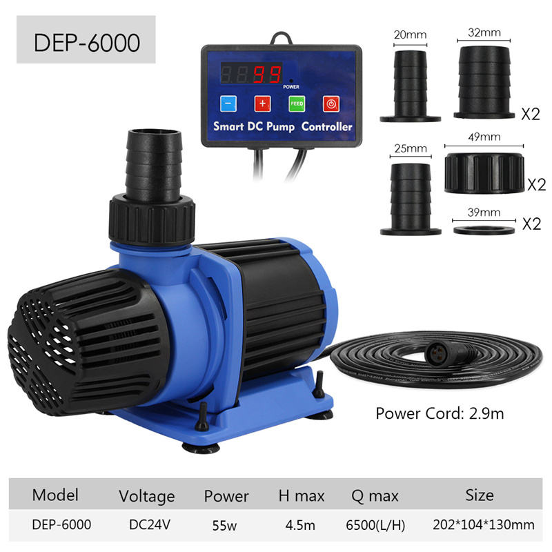 DEP-6000 (55W, 6000L/H, Hauteur de refoulement de 4,5m)