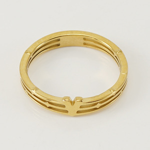 Zogxin Hollow Cross Ring 18K Gold Stainless Steel Men's Jewelry Gift Fashion Rings - Product Image 4