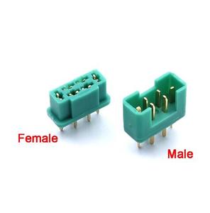 Mpx6 <span class=keywords><strong>Mpx</strong></span> 6 pin nam nữ cắm kết nối vàng mạ 30A cắm cho RC tàu lượn máy bay không người lái đồ chơi tự làm công cụ các bộ phận - Product Image 4