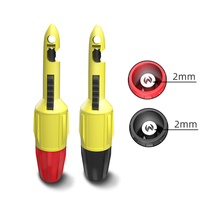 Cleqee P30039 câble d'isolation, Piercing, sonde de perforation, crochet de Test, Clip avec prise de 2mm/4mm, réparation automobile