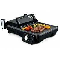 Grill de table électrique RSC, grill panini électrique antiadhésif, presse panini, grill plat électrique, double grill panini électrique PG039