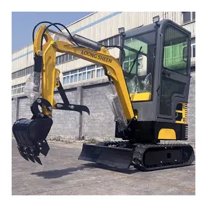 FREE SHIPPING Chinese Cheap 1.2 Ton 1.5 Ton Mini Excavator Machine Euro5 Crawler Excavator 3.5 Ton Excavator Mini Diggers