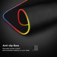 Pad tetikus Gaming Logo kustom dengan lampu LED RGB
