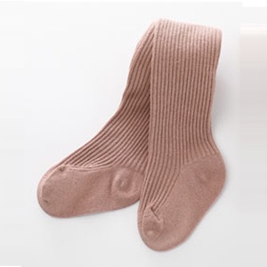Collants côtelés doux de couleur bonbon collants antidérapants pour filles en coton emballé dans une boîte-cadeau - Product Image 6