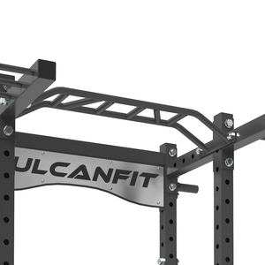 Savage Series Half Power Rack en métal avec barre <span class=keywords><strong>de</strong></span> traction multiple et support pour bandes <span class=keywords><strong>de</strong></span> résistance pour usage commercial - Product Image 2