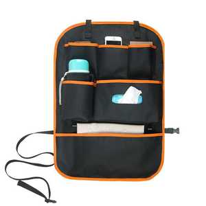 Car Back <b>Seat</b> Organizer 8-11 Pockets Polyester Medium Size Hanging <b>Storage</b> Bag For Car Interior Use - Product Image 3