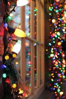 Guirlande lumineuse de Noël extérieure IP44, 110-120V, 25 pieds, 25 ampoules C7 en céramique multicolores, culot E12, IRC 90, garantie 2 ans