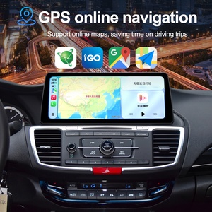 หน้าจอแอนดรอยด์ Navihua ขนาด 12.3 นิ้ว รุ่นใหม่ พร้อมระบบนำทาง GPS เครื่องเล่นมัลติมีเดียในรถยนต์ วิทยุ และ Carplay สำหรับรถยนต์ฮอนด้า แอคคอร์ด รุ่นที่ 9 ปี 2013-2018 - Product Image 5