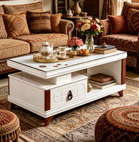 Meubles de salon, ensemble de meuble TV et table basse, style moderne, meuble TV et table centrale en MDF, style moderne, luxe