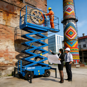 Plataforma Elevadora Eléctrica Personalizada de 3m, 6m, 10m para Personas, Carga, Materiales Pequeños, Elevador de Carga para Almacén y Hogar - Product Image 4