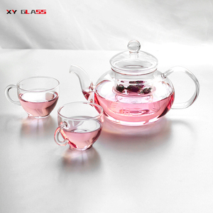 <span class=keywords><strong>Théière</strong></span> thermos à haut teneur en verre Borosilicate, Design classique avec couvercle, infuseur de thé pour fleurs - Product Image 6