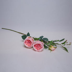 Venta caliente Decoración de la boda Flores Rosas a granel Flor artificial Tallo largo Ramo de rosas - Product Image 5