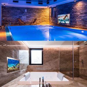 Espejo mágico para <span class=keywords><strong>TV</strong></span>, dispositivo de baño inteligente, 500 nits, alto brillo, Full HD, 1080P, 32 pulgadas, resistente al agua - Product Image 4