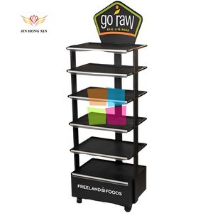 Lage Prijs Supermarkt Stand Metalen Plank Wijn Pop Winkel Display Stands - Product Image 6