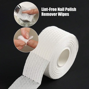 1000 lingettes en rouleau sans peluches pour ongles, tampons jetables pour dissolvant de vernis à ongles, lingettes de nettoyage en coton pour manucure - Product Image 6