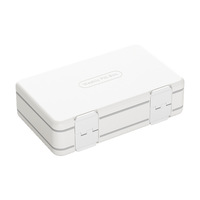 Estuche portátil para pastillas semanales de 7 días, Caja impermeable para medicamentos, caja de almacenamiento de medicamentos a prueba de humedad de 24 compartimentos con marca de tiempo para Olde