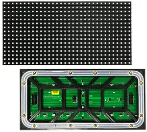 Modul LED 16x32dots PH10 RGB luar ruangan/modul Display LED 16x32 warna penuh P10 SMD