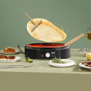 Plaque chauffante électrique antiadhésive WINNING STAR 1200W réglable en aluminium ST-9324 avec contrôle <span class=keywords><strong>de</strong></span> la température, pour faire des crêpes et des pancakes - Product Image 6